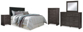 Furniture City Laplace - Ashley Furniture - Brinxton King Panel Headboard, Dresser, Mirror, Chest and 2 Nightstands - King Panel Headboard, Dresser, Mirror, Chest and 2 Nightstands - B249B15
