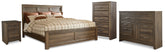 Furniture City Laplace - Ashley Furniture - Juararo California King Panel Bed, Dresser, Chest and Nightstand - California King Panel Bed, Dresser, Chest and Nightstand - B251B46
