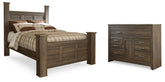 Furniture City Laplace - Ashley Furniture - Juararo Queen Poster Bed and Dresser - Queen Poster Bed and Dresser - B251B36