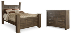 Furniture City Laplace - Ashley Furniture - Juararo Queen Poster Bed and Dresser - Queen Poster Bed and Dresser - B251B36