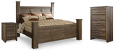 Furniture City Laplace - Ashley Furniture - Juararo King Poster Bed, Chest and Nightstand - King Poster Bed, Chest and Nightstand - B251B34