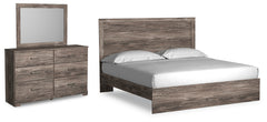 Furniture City Laplace - Ashley Furniture - Ralinksi King Panel Bed, Dresser and Mirror - King Panel Bed, Dresser and Mirror - B2587B13