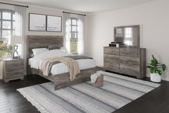 Furniture City Laplace - Ashley Furniture - Ralinksi Full Panel Bed, Dresser, Mirror and Nightstand - Full Panel Bed, Dresser, Mirror and Nightstand - B2587B9
