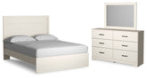 Furniture City Laplace - Ashley Furniture - Stelsie Queen Panel Bed, Dresser and Mirror - Queen Panel Bed, Dresser and Mirror - B2588B6