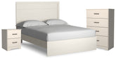 Furniture City Laplace - Ashley Furniture - Stelsie Queen Panel Bed, Chest and Nightstand - Queen Panel Bed, Chest and Nightstand - B2588B16