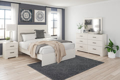 Furniture City Laplace - Ashley Furniture - Stelsie Queen Panel Bed with Dresser, Mirror and Nightstand - Queen Panel Bed with Dresser, Mirror and Nightstand - B2588B7