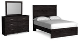 Furniture City Laplace - Ashley Furniture - Belachime Full Panel Bed, Dresser and Mirror - Full Panel Bed, Dresser and Mirror - B2589B6