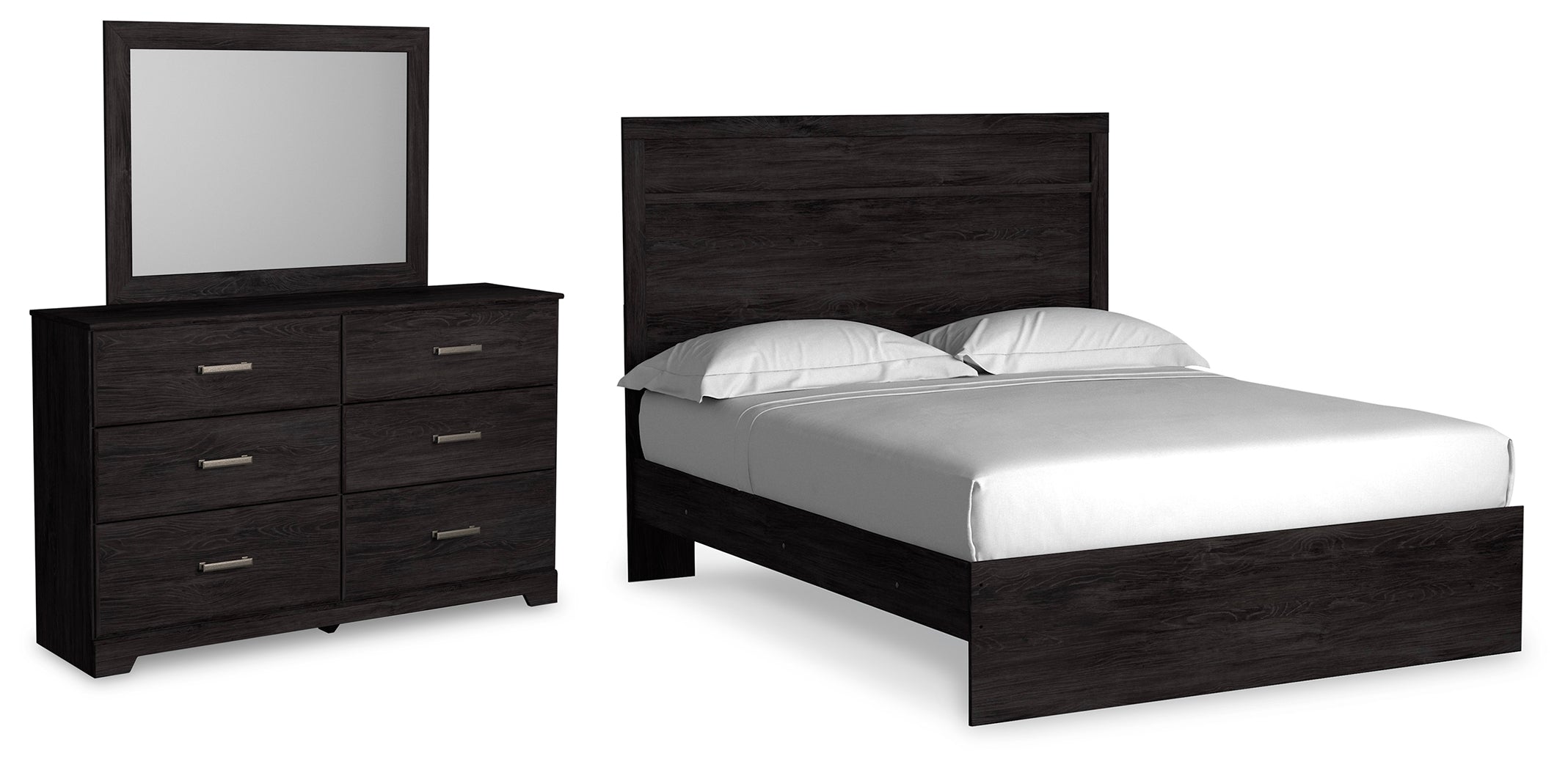 Furniture City Laplace - Ashley Furniture - Belachime Queen Panel Bed, Dresser and Mirror - Queen Panel Bed, Dresser and Mirror - B2589B3