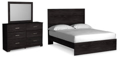 Furniture City Laplace - Ashley Furniture - Belachime Queen Panel Bed, Dresser and Mirror - Queen Panel Bed, Dresser and Mirror - B2589B3