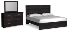 Furniture City Laplace - Ashley Furniture - Belachime King Panel Bed, Dresser and Mirror - King Panel Bed, Dresser and Mirror - B2589B13