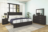Furniture City Laplace - Ashley Furniture - Belachime King Panel Bed, Dresser, Mirror, and Nightstand - King Panel Bed, Dresser, Mirror, and Nightstand - B2589B8