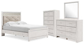 Furniture City Laplace - Ashley Furniture - Altyra Full Panel Bed, Dresser, Mirror and Chest - Full Panel Bed, Dresser, Mirror and Chest - B2640B71