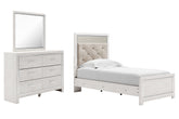 Furniture City Laplace - Ashley Furniture - Altyra Twin Panel Bed, Dresser and Mirror - Twin Panel Bed, Dresser and Mirror - B2640B7