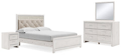 Furniture City Laplace - Ashley Furniture - Altyra Queen Upholstered Panel Bed, Dresser, Mirror, and Nightstand - Queen Upholstered Panel Bed, Dresser, Mirror, and Nightstand - B2640B33
