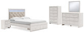 Furniture City Laplace - Ashley Furniture - Altyra Queen Storage Bed, Dresser, Mirror, Chest and Nightstand - Queen Storage Bed, Dresser, Mirror, Chest and Nightstand - B2640B42