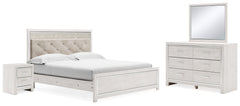Furniture City Laplace - Ashley Furniture - Altyra King Upholstered Panel Bed, Dresser, Mirror, and Nightstand - King Upholstered Panel Bed, Dresser, Mirror, and Nightstand - B2640B34