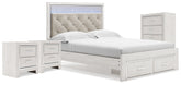 Furniture City Laplace - Ashley Furniture - Altyra Queen Storage Bed, Chest and 2 Nightstands - Queen Storage Bed, Chest and 2 Nightstands - B2640B68
