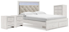 Furniture City Laplace - Ashley Furniture - Altyra Queen Storage Bed, Chest and 2 Nightstands - Queen Storage Bed, Chest and 2 Nightstands - B2640B68
