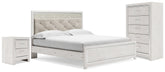 Furniture City Laplace - Ashley Furniture - Altyra King Panel Bed, Chest and 2 Nightstands - King Panel Bed, Chest and 2 Nightstands - B2640B61