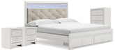 Furniture City Laplace - Ashley Furniture - Altyra King Storage Bed, Chest and 2 Nightstands - King Storage Bed, Chest and 2 Nightstands - B2640B67