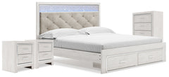 Furniture City Laplace - Ashley Furniture - Altyra King Storage Bed, Chest and 2 Nightstands - King Storage Bed, Chest and 2 Nightstands - B2640B67