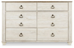 Willowton Queen Sleigh Bed and Dresser