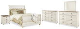 Furniture City Laplace - Ashley Furniture - Willowton Queen Bed, Dresser, Mirror and Chest - Queen Bed, Dresser, Mirror and Chest - B267B58