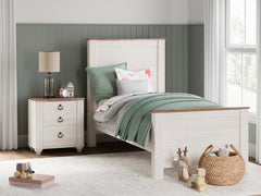 Furniture City Laplace - Ashley Furniture - Willowton Twin Panel Bed - Twin Panel Bed - B267B15