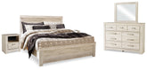 Furniture City Laplace - Ashley Furniture - Bellaby King Panel Bed, Dresser, Mirror and 2 Nightstands - King Panel Bed, Dresser, Mirror and 2 Nightstands - B331B22