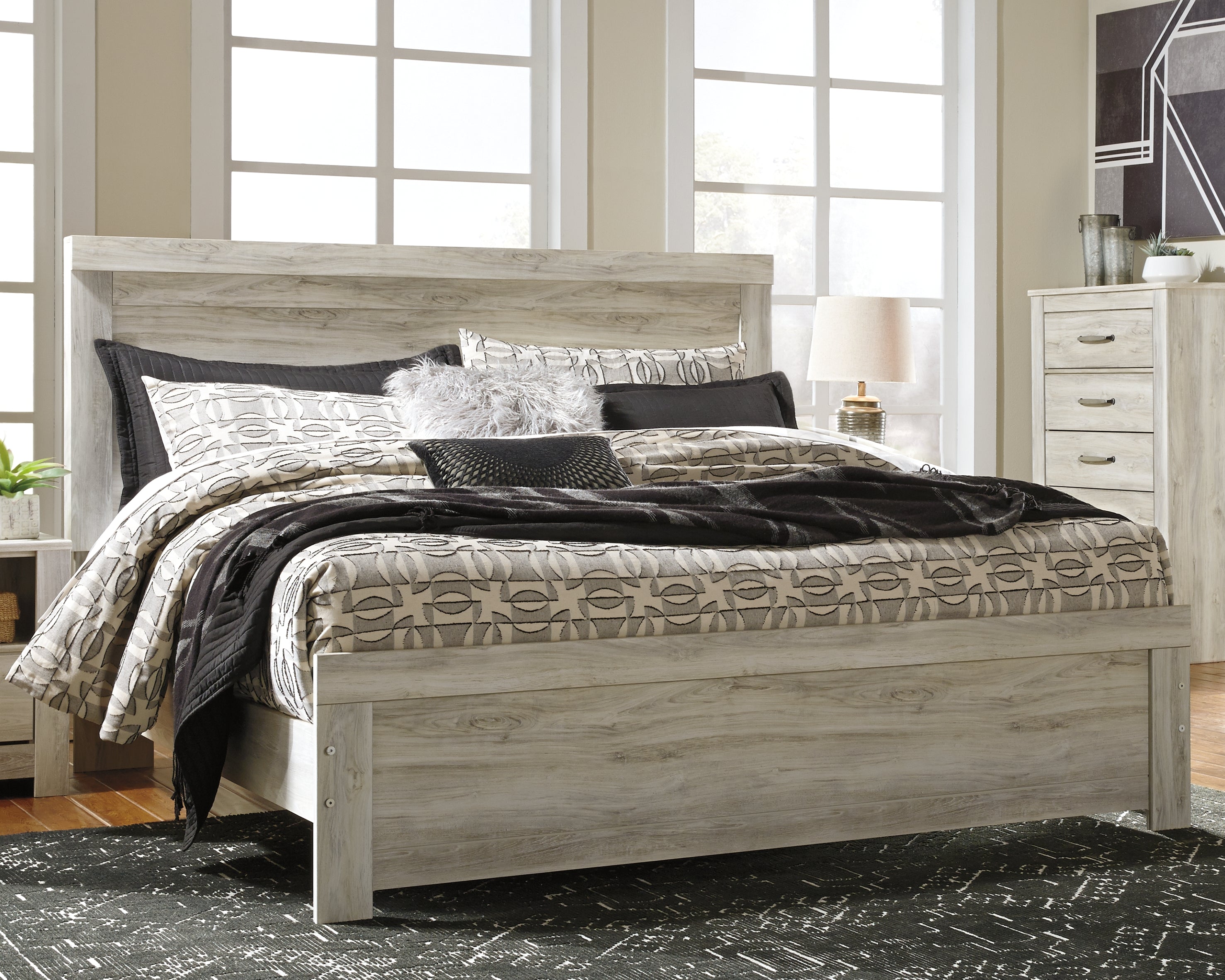 Furniture City Laplace - Ashley Furniture - Bellaby King Panel Bed - King Panel Bed - B331B8