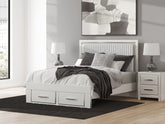 Furniture City Laplace - Ashley Furniture - Zuraleus Queen Upholstered Panel Storage Bed - Queen Upholstered Panel Storage Bed - PCB3381B4