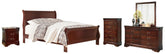 Furniture City Laplace - Ashley Furniture - Alisdair Queen Sleigh Bed, Dresser, Mirror, Chest and Nightstand - Queen Sleigh Bed, Dresser, Mirror, Chest and Nightstand - B376B12