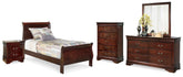 Furniture City Laplace - Ashley Furniture - Alisdair Twin Sleigh Bed, Dresser, Mirror, Chest and Nightstand - Twin Sleigh Bed, Dresser, Mirror, Chest and Nightstand - B376B24