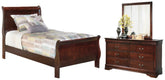 Furniture City Laplace - Ashley Furniture - Alisdair Twin Sleigh Bed, Dresser and Mirror - Twin Sleigh Bed, Dresser and Mirror - B376B6