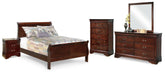 Furniture City Laplace - Ashley Furniture - Alisdair Full Sleigh Bed, Dresser, Mirror, Chest and Nightstand - Full Sleigh Bed, Dresser, Mirror, Chest and Nightstand - B376B19