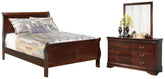 Furniture City Laplace - Ashley Furniture - Alisdair Full Sleigh Bed, Dresser and Mirror - Full Sleigh Bed, Dresser and Mirror - B376B7