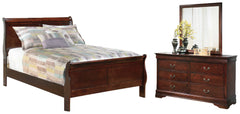 Furniture City Laplace - Ashley Furniture - Alisdair Full Sleigh Bed, Dresser and Mirror - Full Sleigh Bed, Dresser and Mirror - B376B7