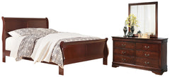 Furniture City Laplace - Ashley Furniture - Alisdair Queen Sleigh Bed, Dresser and Mirror - Queen Sleigh Bed, Dresser and Mirror - B376B3