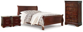 Furniture City Laplace - Ashley Furniture - Alisdair Queen Sleigh Bed, Chest and 2 Nightstands - Queen Sleigh Bed, Chest and 2 Nightstands - B376B25
