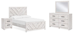 Furniture City Laplace - Ashley Furniture - Cayboni Full Panel Bed, Dresser, Mirror and Nightstand - Full Panel Bed, Dresser, Mirror and Nightstand - B3788B14