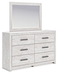 Cayboni King Panel Bed, Dresser, Mirror, Chest and 2 Nightstands