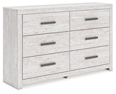 Furniture City Laplace - Ashley Furniture - Cayboni Dresser - Six Drawer Dresser / Whitewash - B3788-31