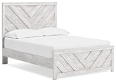 Furniture City Laplace - Ashley Furniture - Cayboni Full Panel Bed - Full Panel Bed / Whitewash - B3788B2