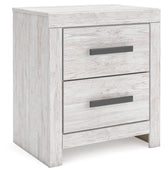 Furniture City Laplace - Ashley Furniture - Cayboni Nightstand - Two Drawer Night Stand / Whitewash - B3788-92
