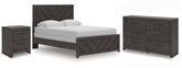 Furniture City Laplace - Ashley Furniture - Prendonea Queen Panel Bed, Dresser and Nightstand - Queen Panel Bed, Dresser and Nightstand - B3789B9