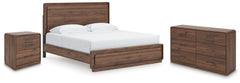Fortlorn King Panel Bed, Dresser and Nightstand