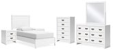 Furniture City Laplace - Ashley Furniture - Binterglen Twin Panel Bed, Dresser, Mirror, Chest and 2 Nightstands - Twin Panel Bed, Dresser, Mirror, Chest and 2 Nightstands - B427B19