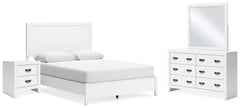 Furniture City Laplace - Ashley Furniture - Binterglen Queen Panel Bed, Dresser, Mirror and Nightstand - Queen Panel Bed, Dresser, Mirror and Nightstand - B427B14