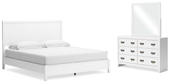 Furniture City Laplace - Ashley Furniture - Binterglen King Panel Bed, Dresser and Mirror - King Panel Bed, Dresser and Mirror - B427B12