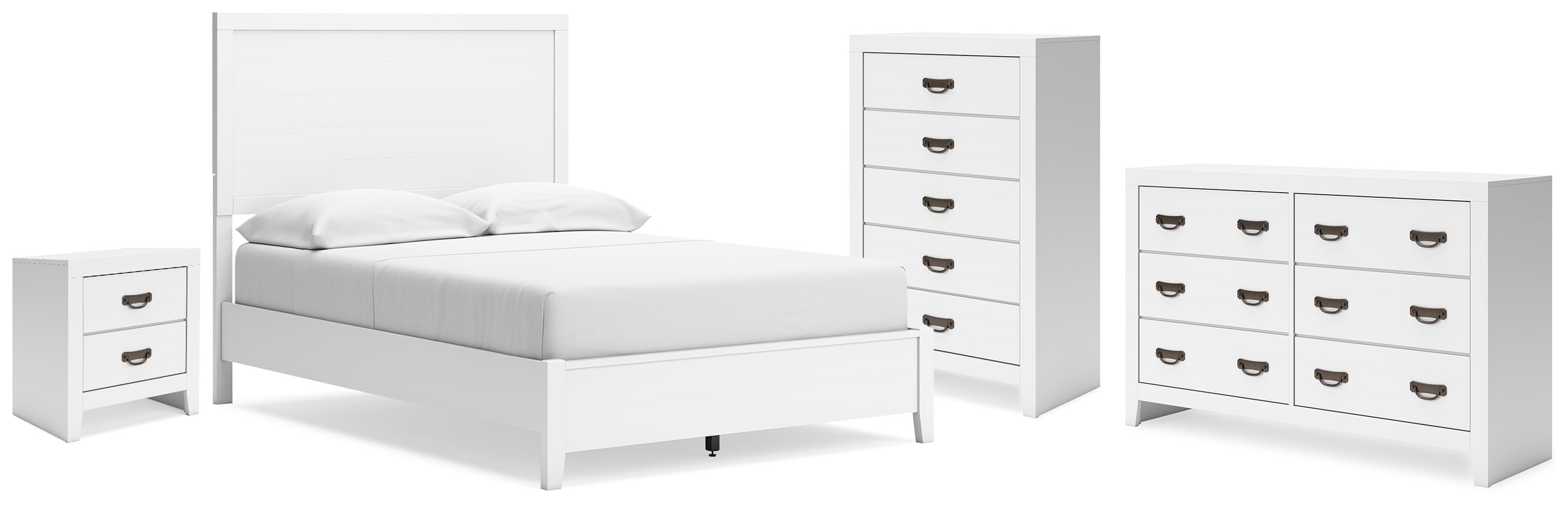 Furniture City Laplace - Ashley Furniture - Binterglen Full Panel Bed, Dresser, Chest and Nightstand - Full Panel Bed, Dresser, Chest and Nightstand - B427B17